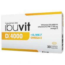 Ibuvit D3 4000 + K2 MK-7 0mega 3, 30kaps.