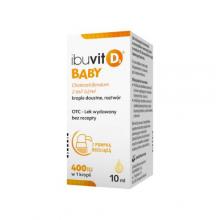 Zdjęcie produktu - Ibuvit D3 Baby 2 667 IU/ml krople doustne roztw&oacute;r, 10 ml