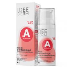 Zdjęcie produktu - IDEE DERM Przeciwzmarszczkowy krem z witaminą A, 50ml