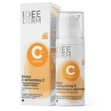 Zdjęcie produktu - IDEE DERM Rozświetlająco-ujędrniający krem z witaminą C SPF 30, 50ml