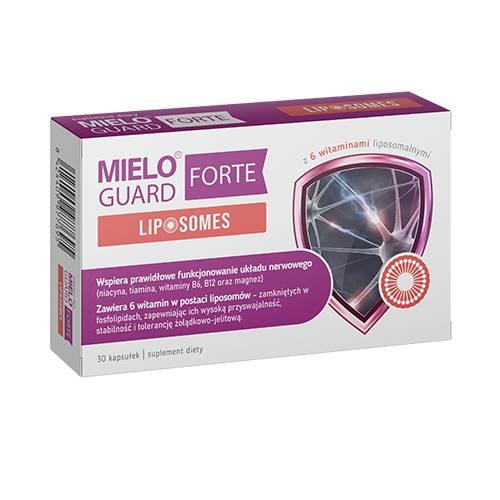 Miniaturka artykułu - Mieloguard Forte Liposomes, 30 kaps. - prawidłowe funkcjonowanie układu nerwowego
