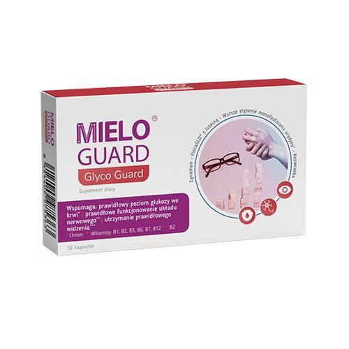 Miniaturka artykułu - Mieloguard Glyco Guard, 30 kaps. - prawidłowy poziom glukozy we krwi
