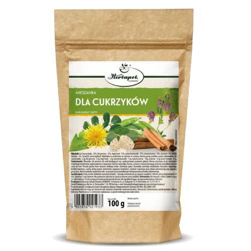 Miniaturka artykułu - Herbapol Mieszanka dla cukrzyk&oacute;w, 100 g