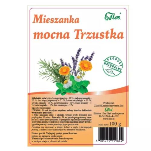 Miniaturka artykułu - FLOS Mieszanka Mocna Trzustka Zioła sypkie, 100g