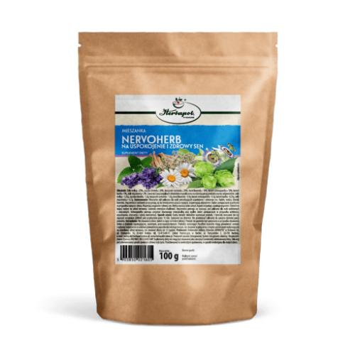 Miniaturka artykułu - Mieszanka Nervoherb na uspokojenie i zdrowy sen, 100 g