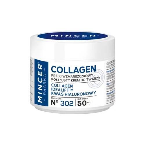 Miniaturka artykułu - MINCER Collagen Krem p&oacute;łtłusty do twarzy 50+ 302 50ml