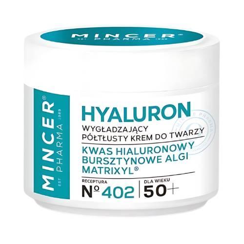 Miniaturka artykułu - MINCER HYALURON Krem wygładzający do twarzy - 50ml