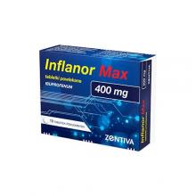 Zdjęcie produktu - Inflanor Max 400 mg, 10 tabletek