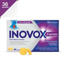 Zdjęcie produktu - Inovox Express smak miodowo-cytrynowy, 36 pastylek