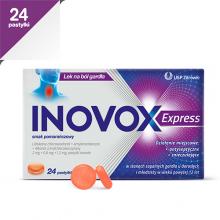 Zdjęcie produktu - Inovox Express smak pomarańczowy, 24 pastylki