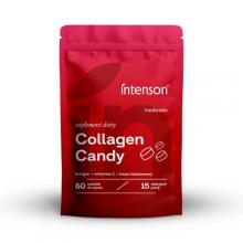Zdjęcie produktu - Intenson Collagen Candy truskawka, 60 past. do ssania