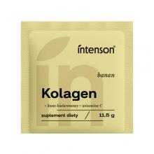 Zdjęcie produktu - Intenson Kolagen + witamina C + kwas hialuronowy smak bananowy, 11,5 g  