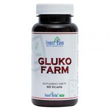 Zdjęcie produktu - Invent Farm Gluko Farm, 60 kaps. KR&Oacute;TKA DATA 31.07.2026