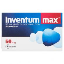 Zdjęcie produktu - Inventum Max 50 mg, 4 tabletki do rozgryzania i żucia