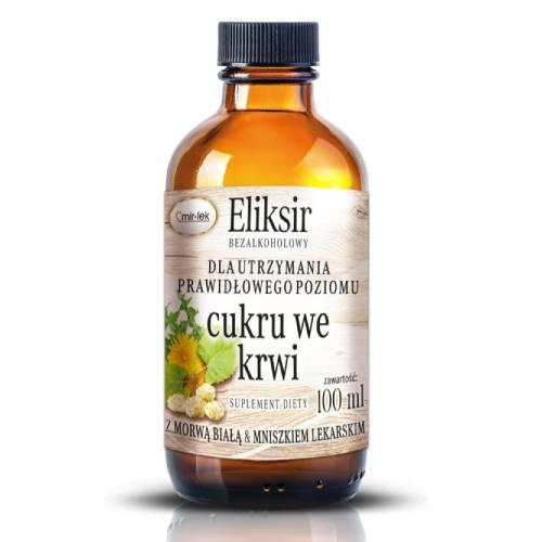 Miniaturka artykułu - Mir-Lek Eliksir bezalkoholowy dla utrzymania prawidłowego poziomu cukru we krwi, 100 ml