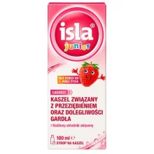 Zdjęcie produktu - Isla Junior Syrop na kaszel dla dzieci od 1. roku życia, 100 ml
