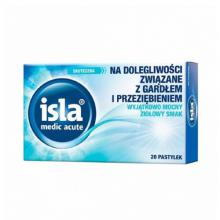 Zdjęcie produktu - Isla Medic Acute, 20 past. - na podrażnienia gardła i chrypkę