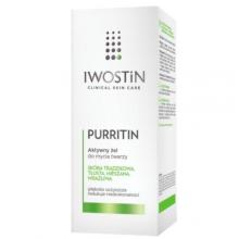 Zdjęcie produktu - Iwostin Purritin Aktywny żel do mycia twarzy, 150 ml USZKODZONE/ BRAK OPAKOWANIA TEKTUROWEGO