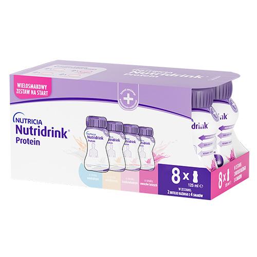 Miniaturka artykułu - Nutridrink Protein Mix Multipack, 8 x 125 ml - Żywność specjalnego przeznaczenia medycznego