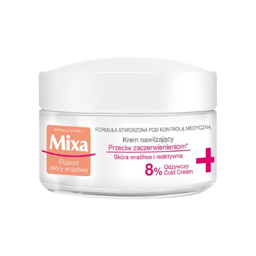 Miniaturka artykułu - MIXA Ekspert Sk&oacute;ry Wrażliwej Krem nawilżający przeciw zaczerwienieniom, 50ml