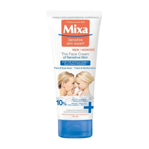 Miniaturka artykułu - MIXA Senstive Skin Expert krem do twarzy dla całej rodziny, 100ml