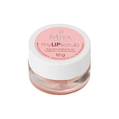Miniaturka artykułu - MIYA myLIPscrub, Naturalny peeling do ust z olejkami i masłem mango, 10g