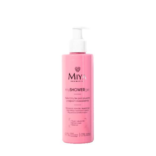 Miniaturka artykułu - MIYA mySHOWERgel, Naturalny żel pod prysznic z olejkiem makadamia, 190ml