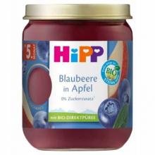 Zdjęcie produktu - HiPP Jabłka z jagodami, 160 g
