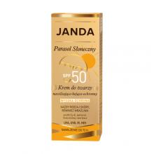 Zdjęcie produktu - Janda Parasol Słoneczny Krem do twarzy nawilżająco-kojąco-ochronny SPF50, 50 ml