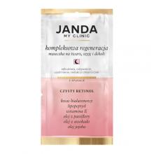 Zdjęcie produktu - JANDA My Clinic Kompleksowa regeneracja Maseczka na twarz, szyję i dekolt, Czysty Retinol, 8ml