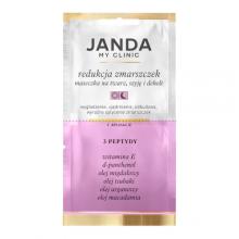Zdjęcie produktu - JANDA My Clinic Redukcja zmarszczek Maseczka na twarz, szyję i dekolt, 3 Peptydy, 8ml