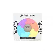 Jellystone Designs Pierwsze puzzle sensoryczne pastelowe k&oacute;łko, 1opak.