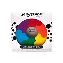 Zdjęcie produktu - Jellystone Designs Pierwsze puzzle sensoryczne tęczowe k&oacute;łko, 1opak.