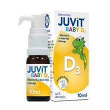 Zdjęcie produktu - Juvit Baby D3 krople, 10 ml