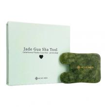 Zdjęcie produktu - Acus Med Kamień Gua Sha Jadeitowa płytka do masażu prostokąt zielony, 1 szt.