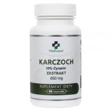 Zdjęcie produktu - Karczoch ekstrakt 650mg MedFuture, 60 kapsułek