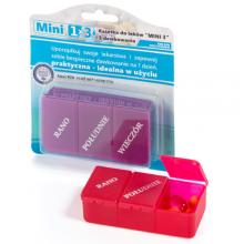 Zdjęcie produktu - EL-COMP Mini Kasetka do lek&oacute;w 1 dniowa 3 komory