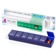 Zdjęcie produktu - Kasetka do lek&oacute;w tygodniowa 1 dawka 7/1, 1szt.