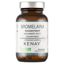 Zdjęcie produktu - KENAY Bromelaina Bromelami Retard, 60 kapsułek