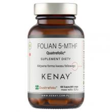 Zdjęcie produktu - Kenay Folian 5-MTHF Quatrefolic, 60 kaps.