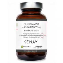 Zdjęcie produktu - Kenay Glukozamina + Chondroityna, 60 kaps.