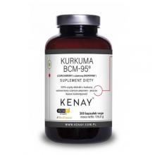 Zdjęcie produktu - Kenay Kurkuma BCM-95 Ekstrakt + Piperyna, 300 kaps.