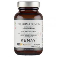Zdjęcie produktu - KENAY Kurkuma BCM-95 z piperyną, 60 kaps.