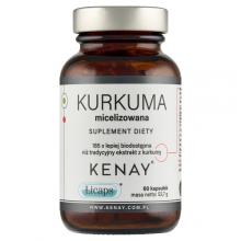 Zdjęcie produktu - Kenay Kurkuma micelizowana, 60 kaps.