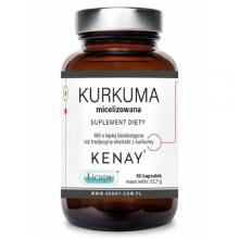 Zdjęcie produktu - Kenay Kurkuma micelizowana, 60 kaps.