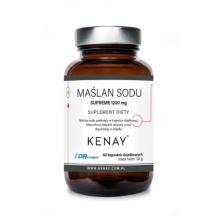 Zdjęcie produktu - Kenay Maślan sodu Supreme 1200 mg, 60 kaps. dojelitowych