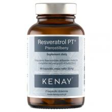 Zdjęcie produktu - KENAY Resveratrol PT Pterostilbeny, 60 kaps.