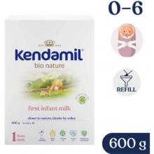 Zdjęcie produktu - Kendamil BIO Nature 1 Mleko początkowe w proszku dla niemowląt od urodzenia, 600 g KR&Oacute;TKA DATA 11.10.2026