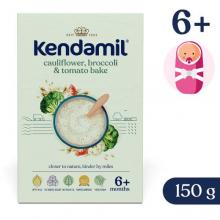 Zdjęcie produktu - Kendamil Mleczna kaszka z brokułem, kalafiorem i pomidorami, 150g