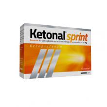 Zdjęcie produktu - Ketonal Sprint granulat do sporządzania roztworu doustnego, 12 saszetek